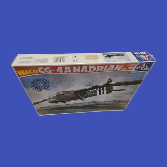 NEW Sealed 1994 Italeri WACO CG-4A Hadrian Glider D-Day WWII Model Kit 1:72 - Picture 3 of 5